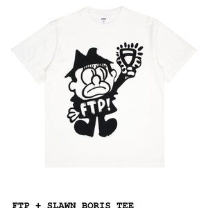 FTP White Short Sleeve Graphic Tee